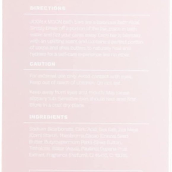 5/$25 JOON X MOON Bath Bomb Bar (Champagne), 4.9oz (Set of 2) NWT - Picture 4 of 4